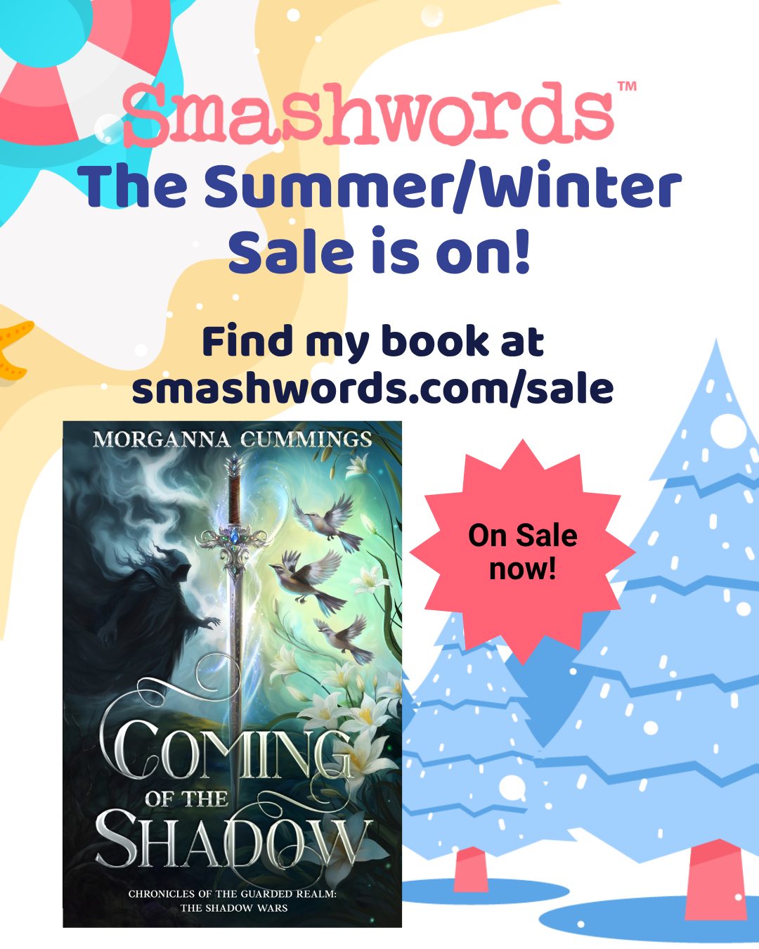 Coming of the Shadow is 75% off at Smashwords this month. So this is a great time to check it out! #epicfantasybooks #epicfantasyreads #nospicebooks #epicfantasy #battleofgoodandevil #epicfantasyseries #FantasyTrilogy #PureFriendship #fantasytrilogy #epicfantasynovels #BattleOfGoodAndEvil #EpicFantasyReads #debutseries #fantasywithstrongwomen #fantasyauthor #epicfantasyauthor #booksale #swsale2026smashwords #SWSale2026 #Smashwords